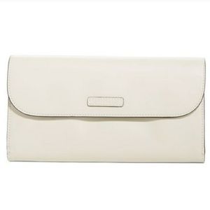 Vera Bradley Flap Clutch Off White